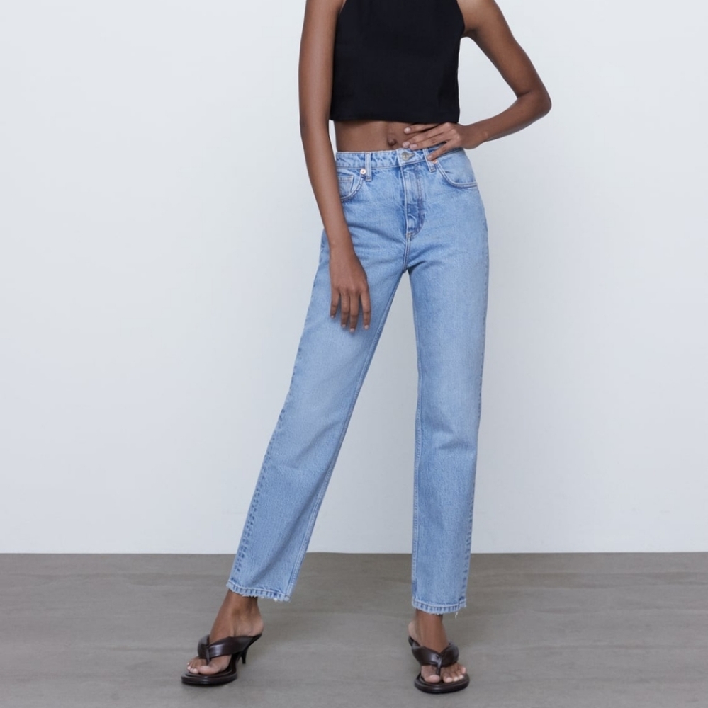 Zara Slim Fit High Rise Jean